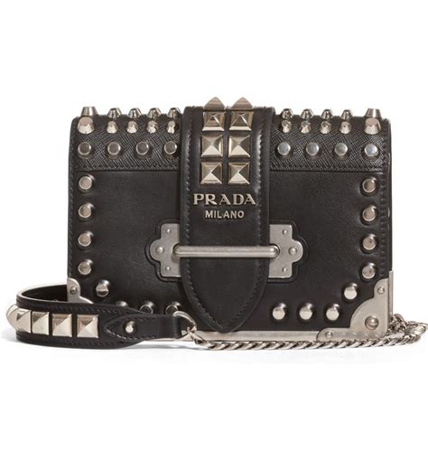 prada cahier bag canada|Prada cahier studded bag.